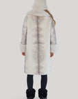 Faux Mink Fur Coat