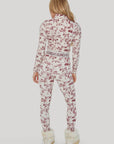 Toile de Jouy Base Layer Set - Cabernet