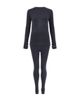 Ribbed Base Layer Set - Black