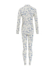 Toile de Jouy Base Layer Set - Blue