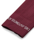 Ribbed Base Layer Set - Cabernet