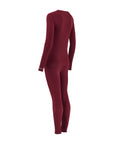 Ribbed Base Layer Set - Cabernet