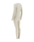 Ribbed Base Layer Set - Cream