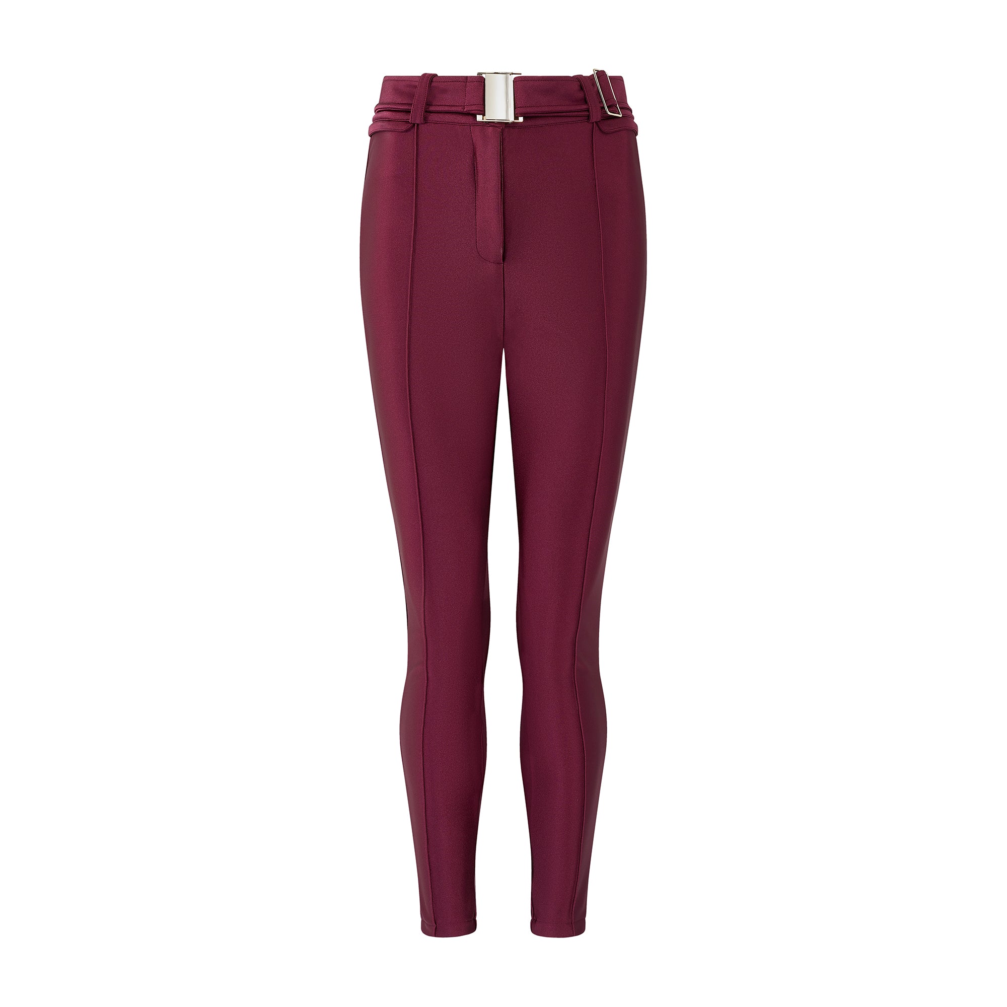 Slalom Ski Pants - Burgundy