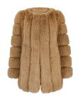 Faux Fox Fur Coat