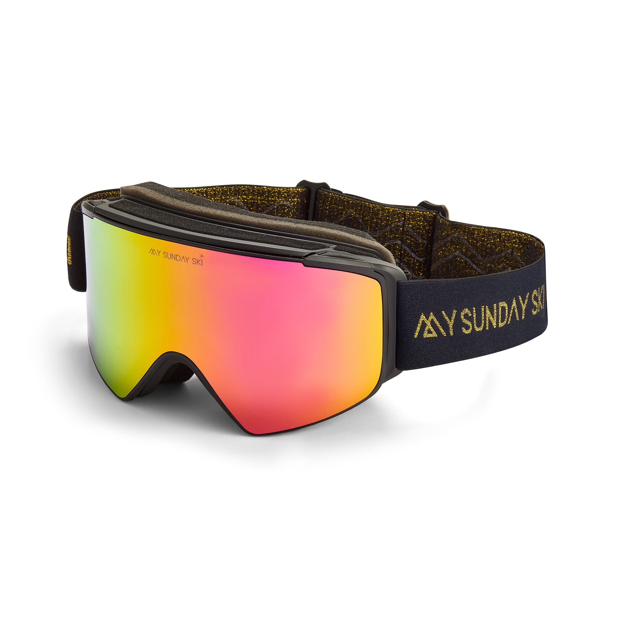 Goggles: Black Strap / Gray Pink Lens