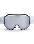 Goggles: White Strap / Gray Mirror Lens