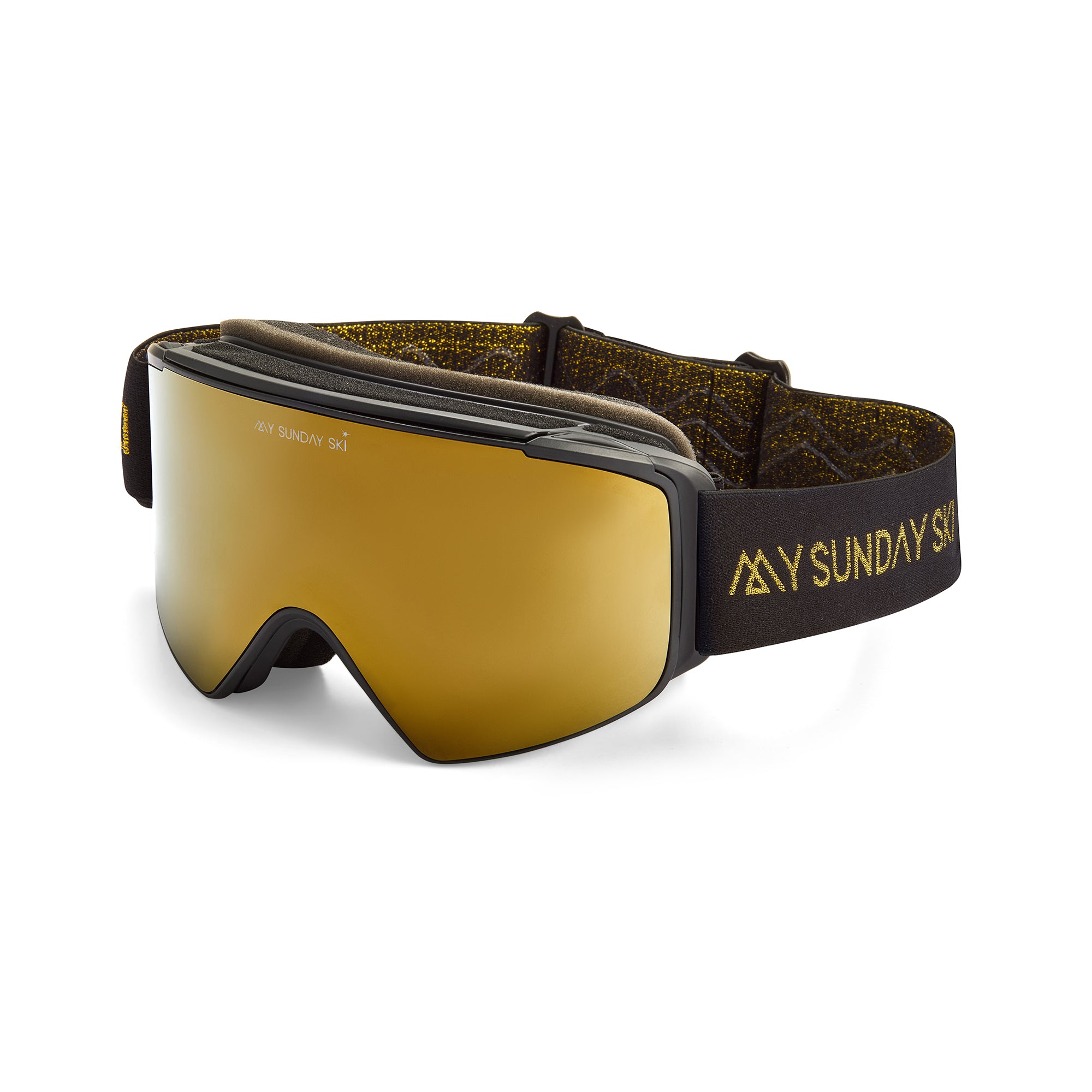 Goggles: Black Strap / Gray Gold Lens