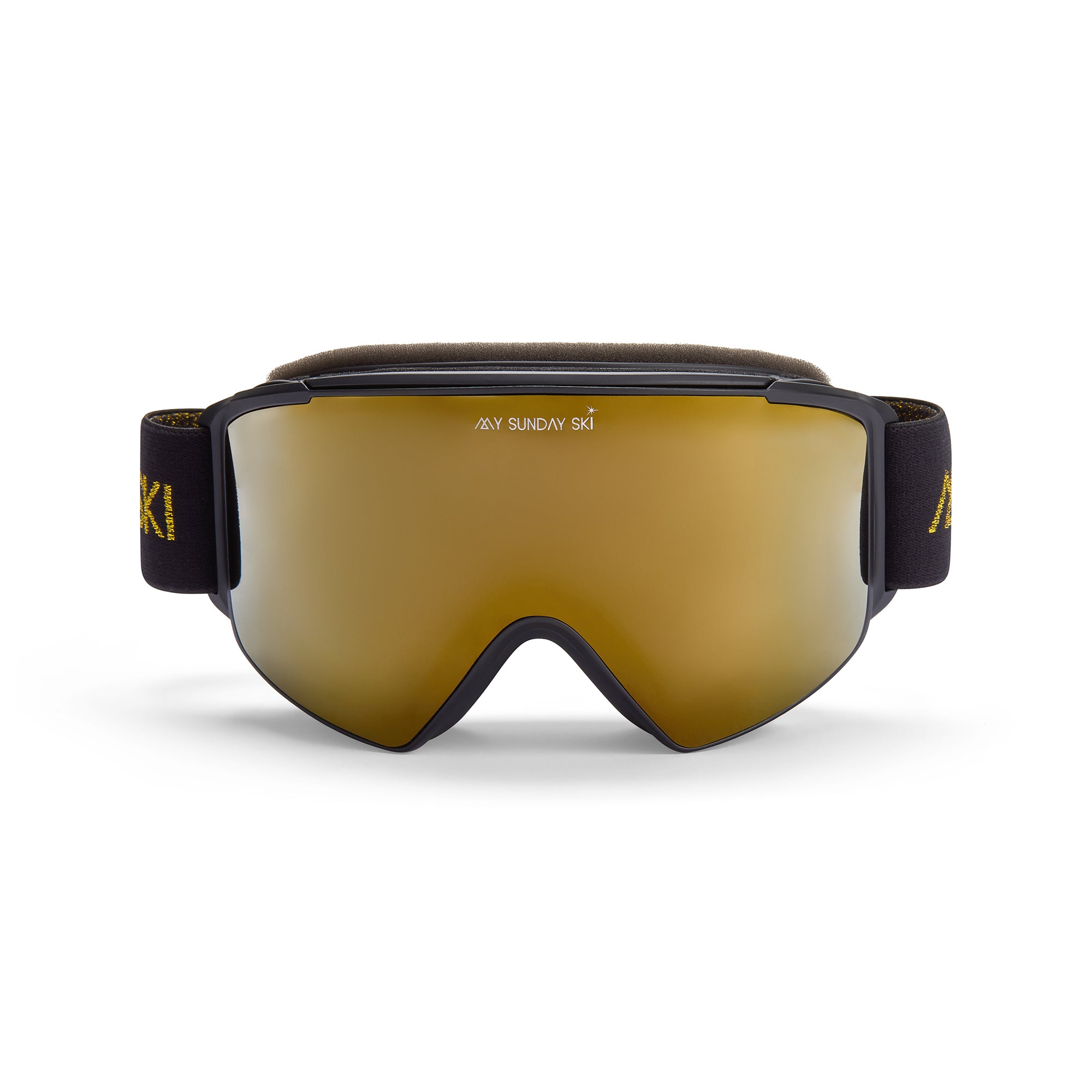Goggles: Black Strap / Gray Gold Lens