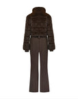 Altitude Faux Fur Ski Suit - Chocolat Chaud
