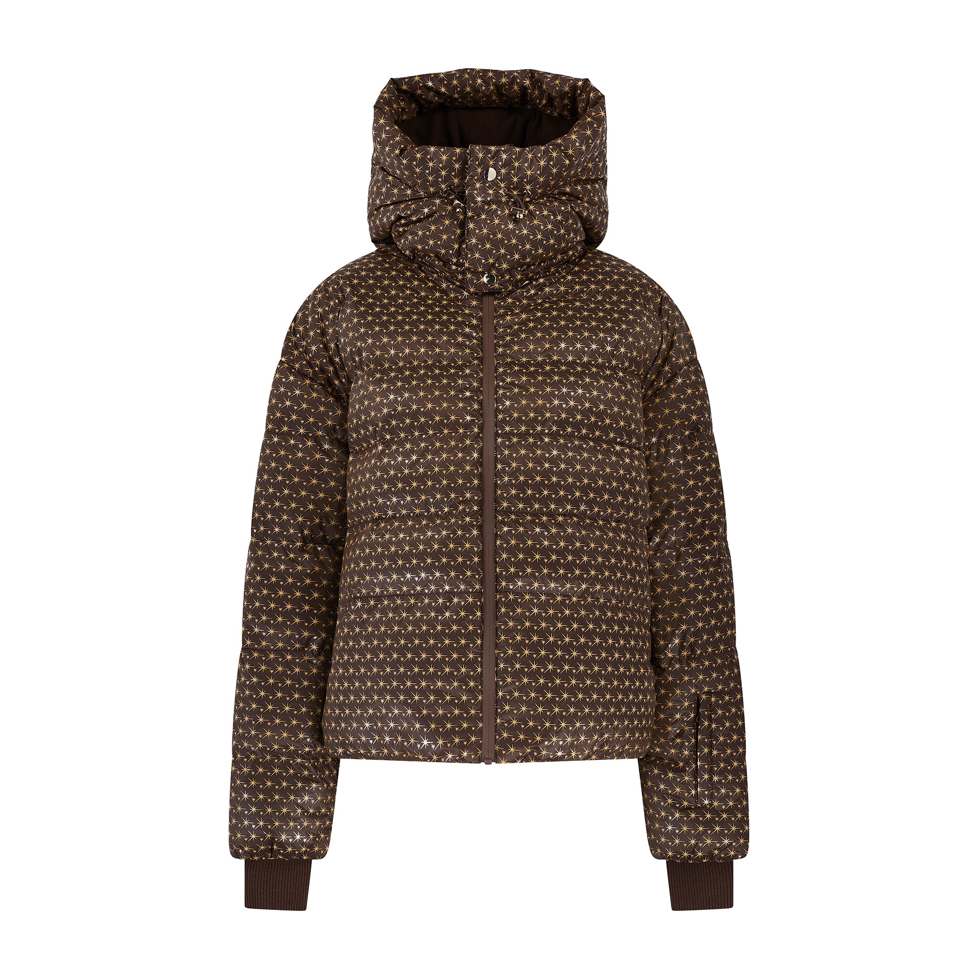 Apricity Ski Jacket - Chocolate / Gold