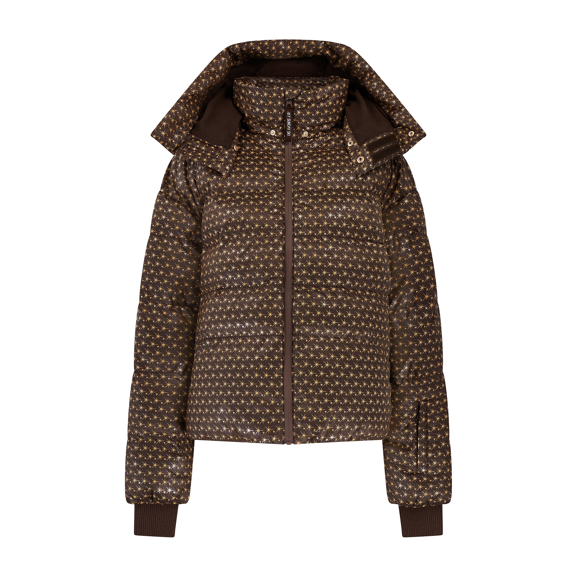 Apricity Ski Jacket - Chocolate / Gold