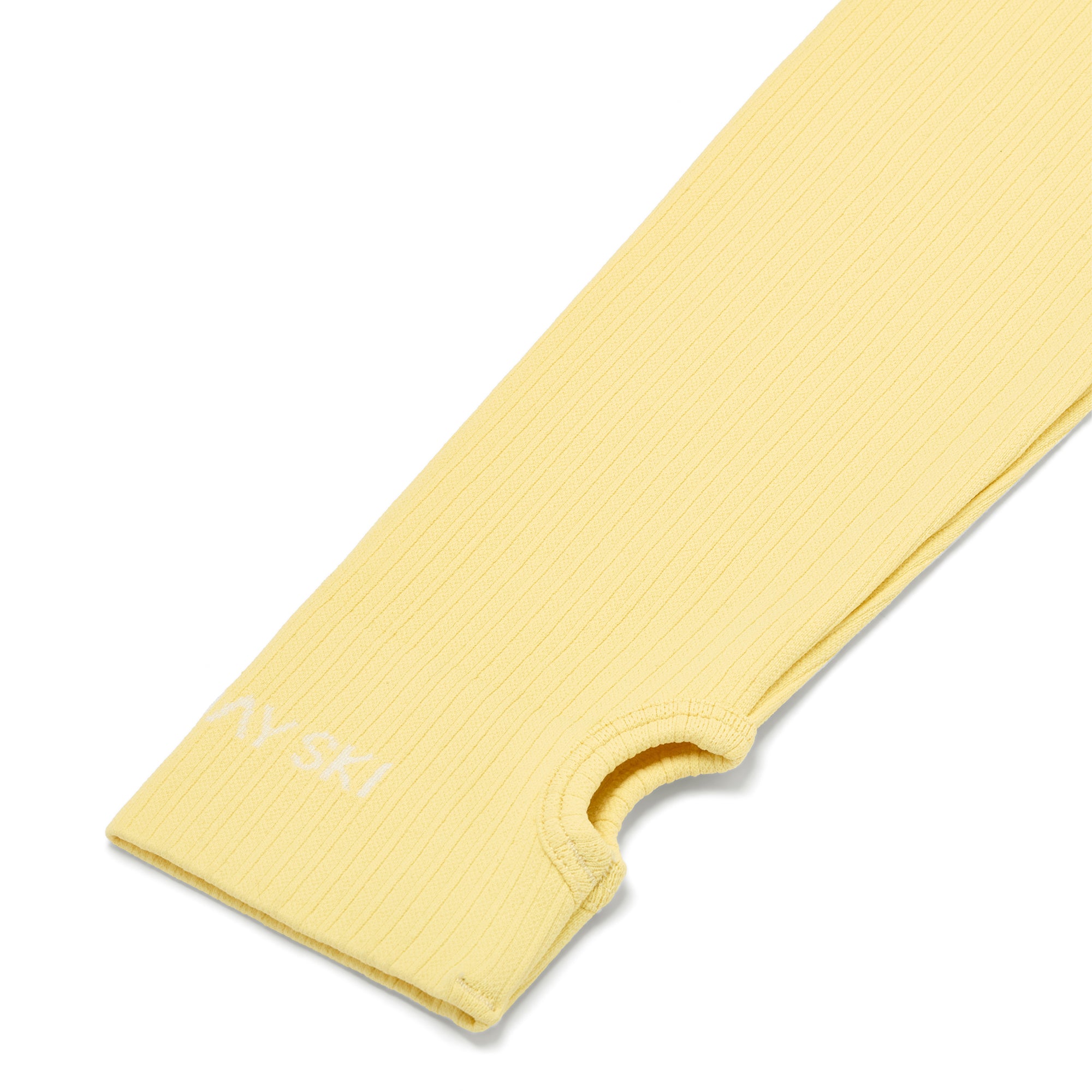 Ribbed Base Layer Set - Butter Yellow