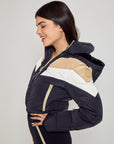 Chevron Ski Suit - Black