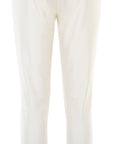 Slalom Ski Pants - Snow Sparkle White