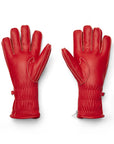 Wanderlust Shearling Ski Gloves - Red