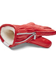 Wanderlust Shearling Ski Gloves - Red