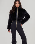 Altitude Faux Fur Ski Suit - Panthère