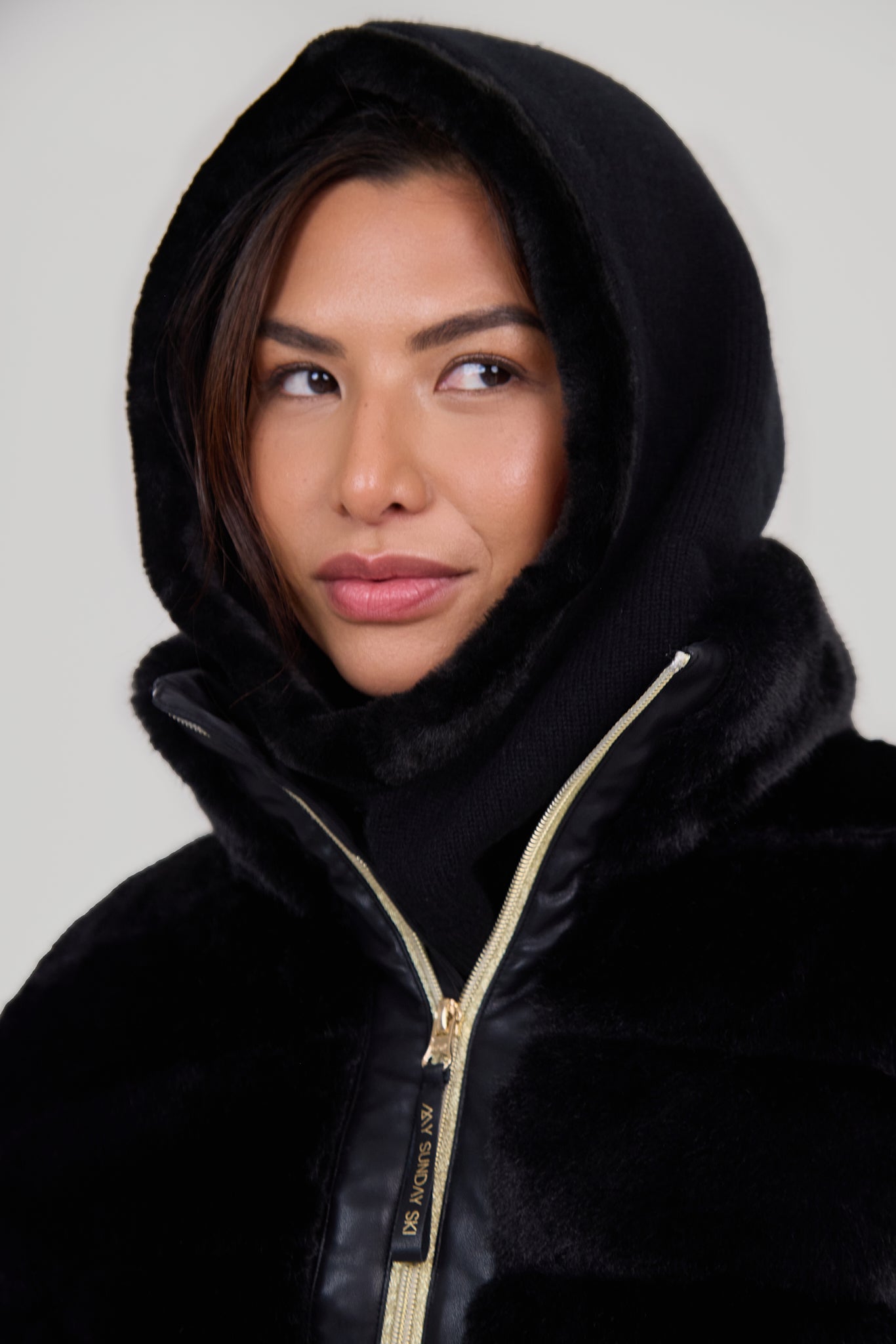 Ski Hood / Snood - Black