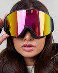 Goggles: Black Strap / Gray Pink Lens