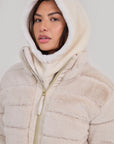 Ski Hood / Snood - Cream