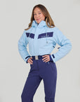 Zenith Ski Suit - Sky Blue / Navy