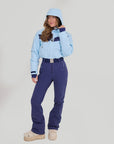 Zenith Ski Suit - Sky Blue / Navy