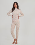 Toile de Jouy Base Layer Set - Petal Pink