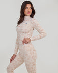 Toile de Jouy Base Layer Set - Petal Pink