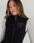 Teddy Gilet - Black / Grey