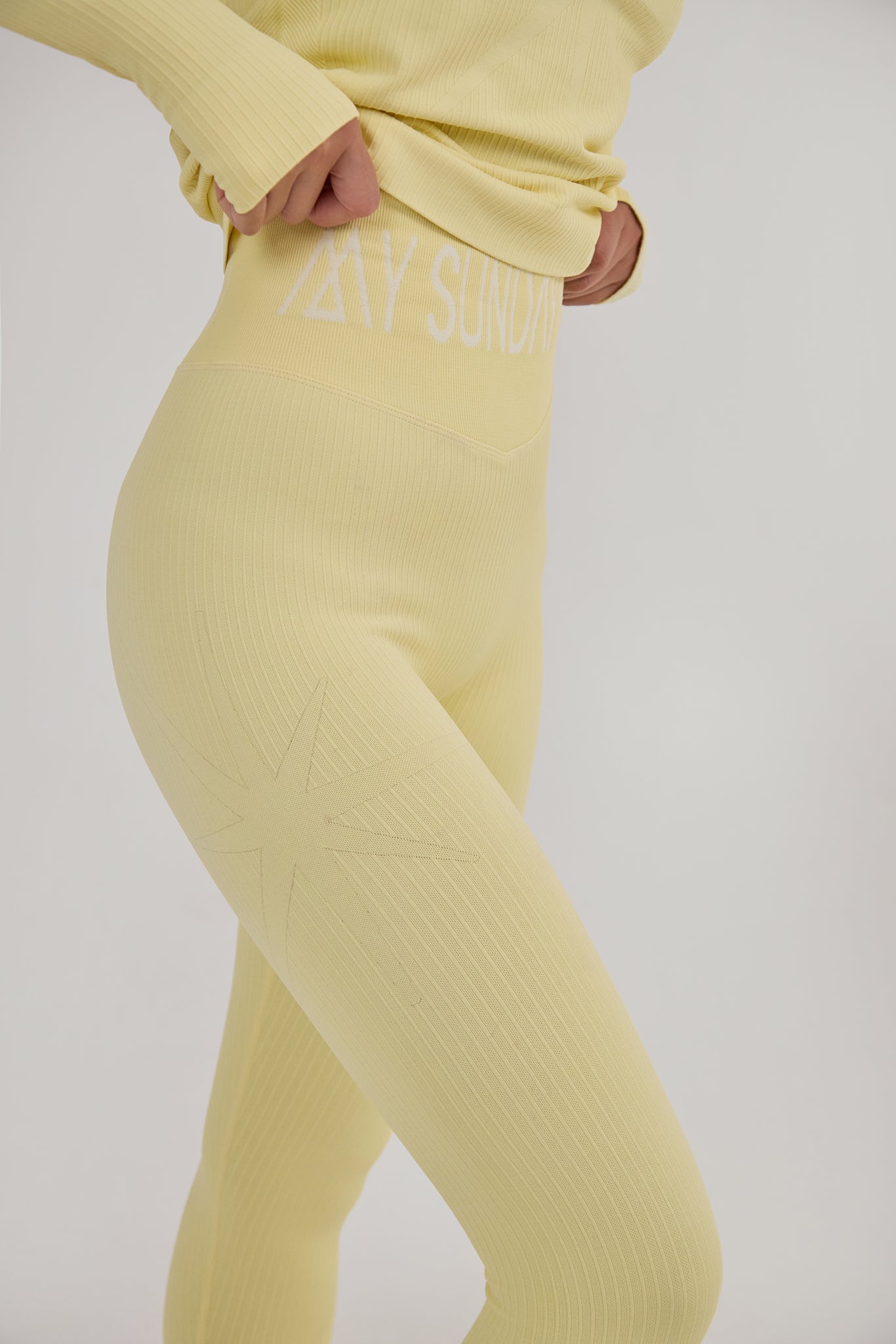 Ribbed Base Layer Set - Butter Yellow