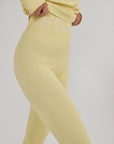 Ribbed Base Layer Set - Butter Yellow