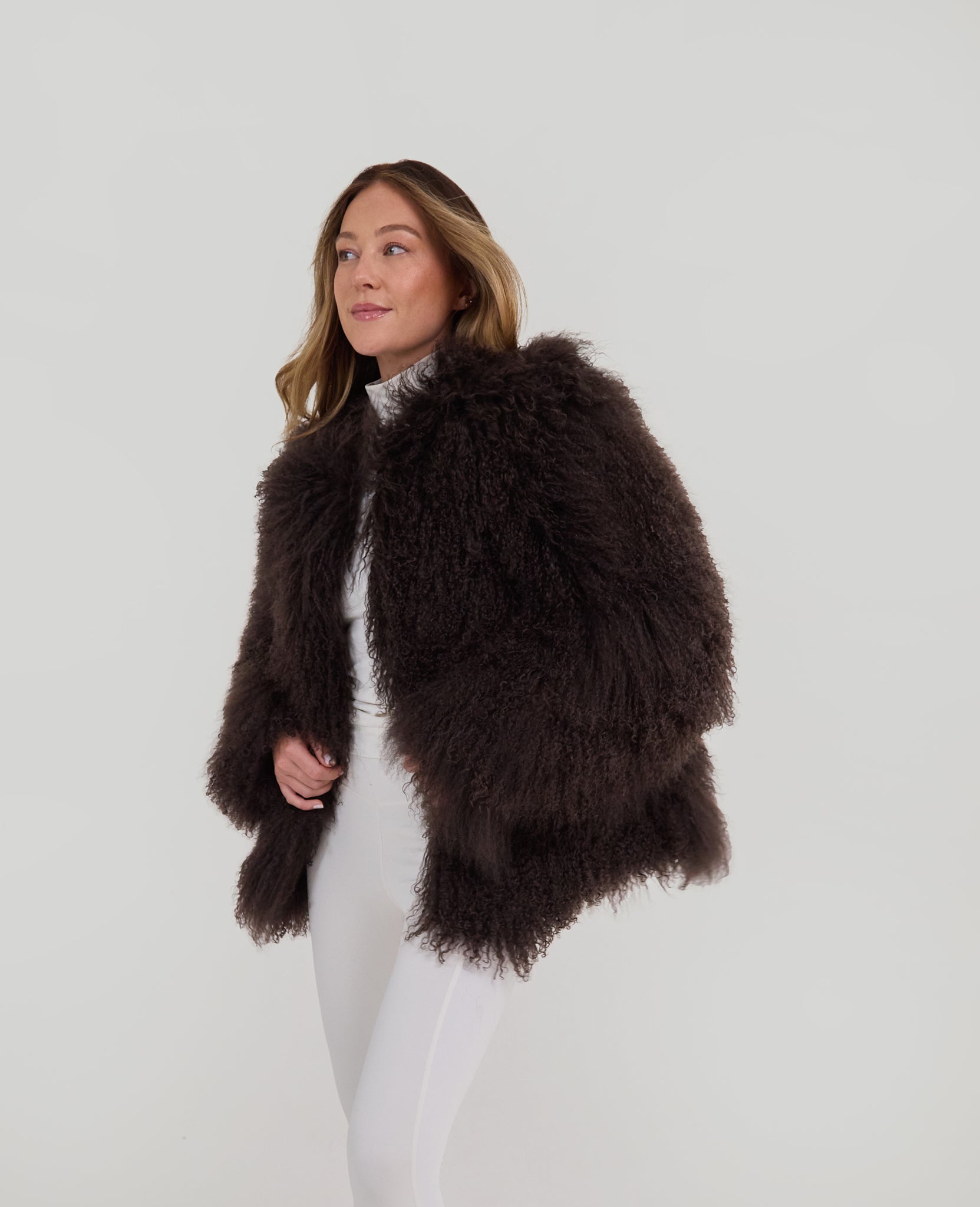 Mongolian Fur Coat - The Hollie