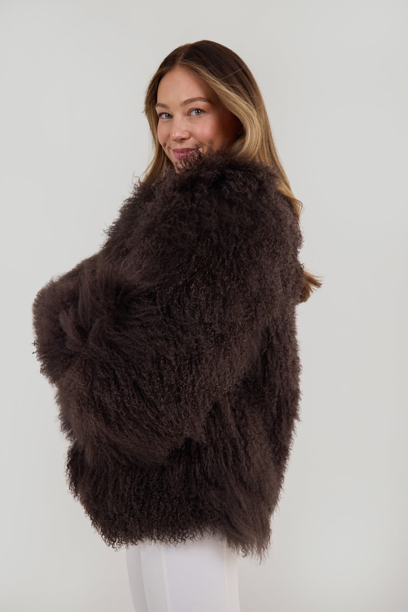 Mongolian Fur Coat - The Hollie
