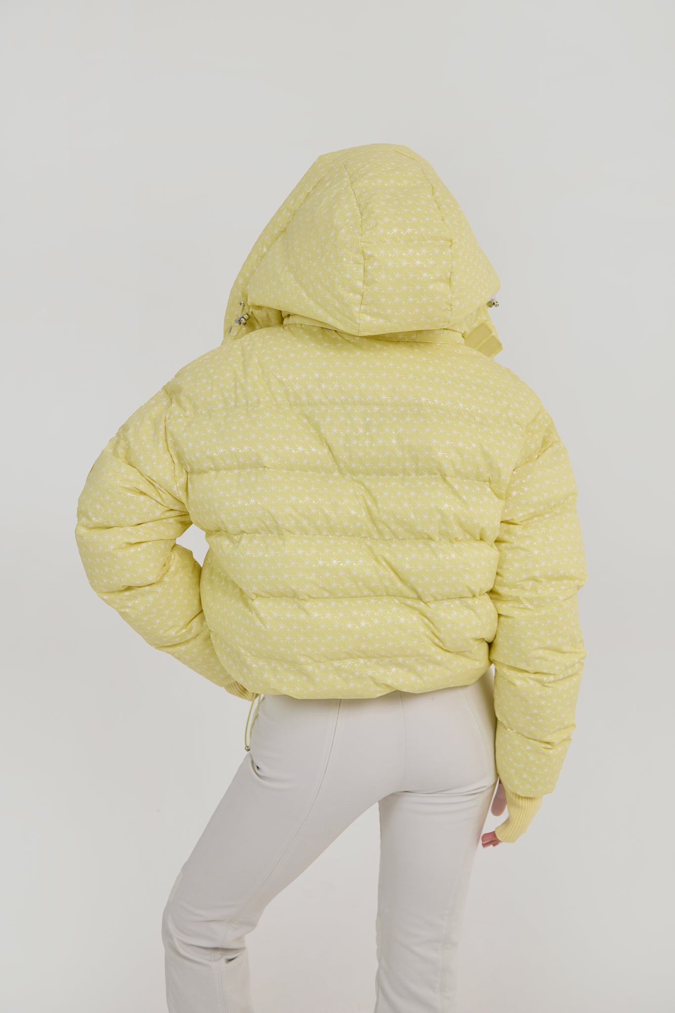 Apricity Ski Jacket - Yellow / White