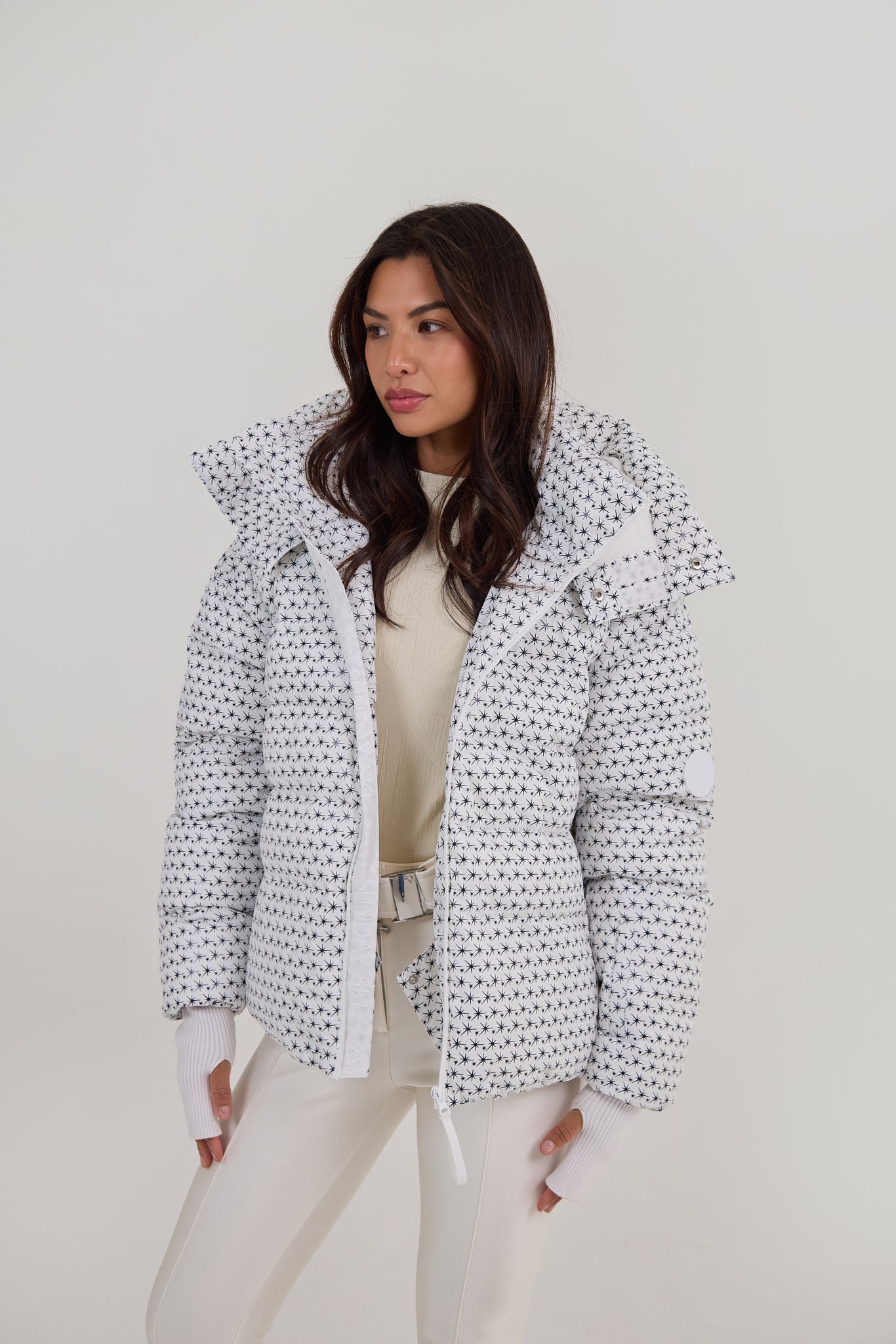 Apricity Ski Jacket - White / Navy