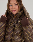 Apricity Ski Jacket - Chocolate / Gold