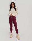 Slalom Ski Pants - Burgundy