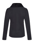 Ribbed Zip Up Mid Layer - Black