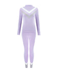 Chevron Base Layer Set - Lilac