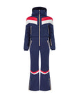 Chevron Ski Suit - Navy