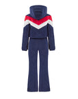 Chevron Ski Suit - Navy