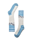 Merino Blend Performance Ski Sock - Sky Blue