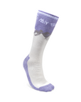 Merino Blend Performance Ski Sock - Lilac