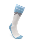 Merino Blend Performance Ski Sock - Sky Blue