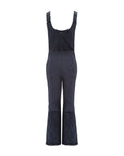 Quilted Velvet Ski Overall - Noir