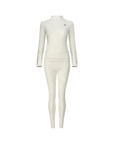 Racer Stripe Base Layer Set - Cream