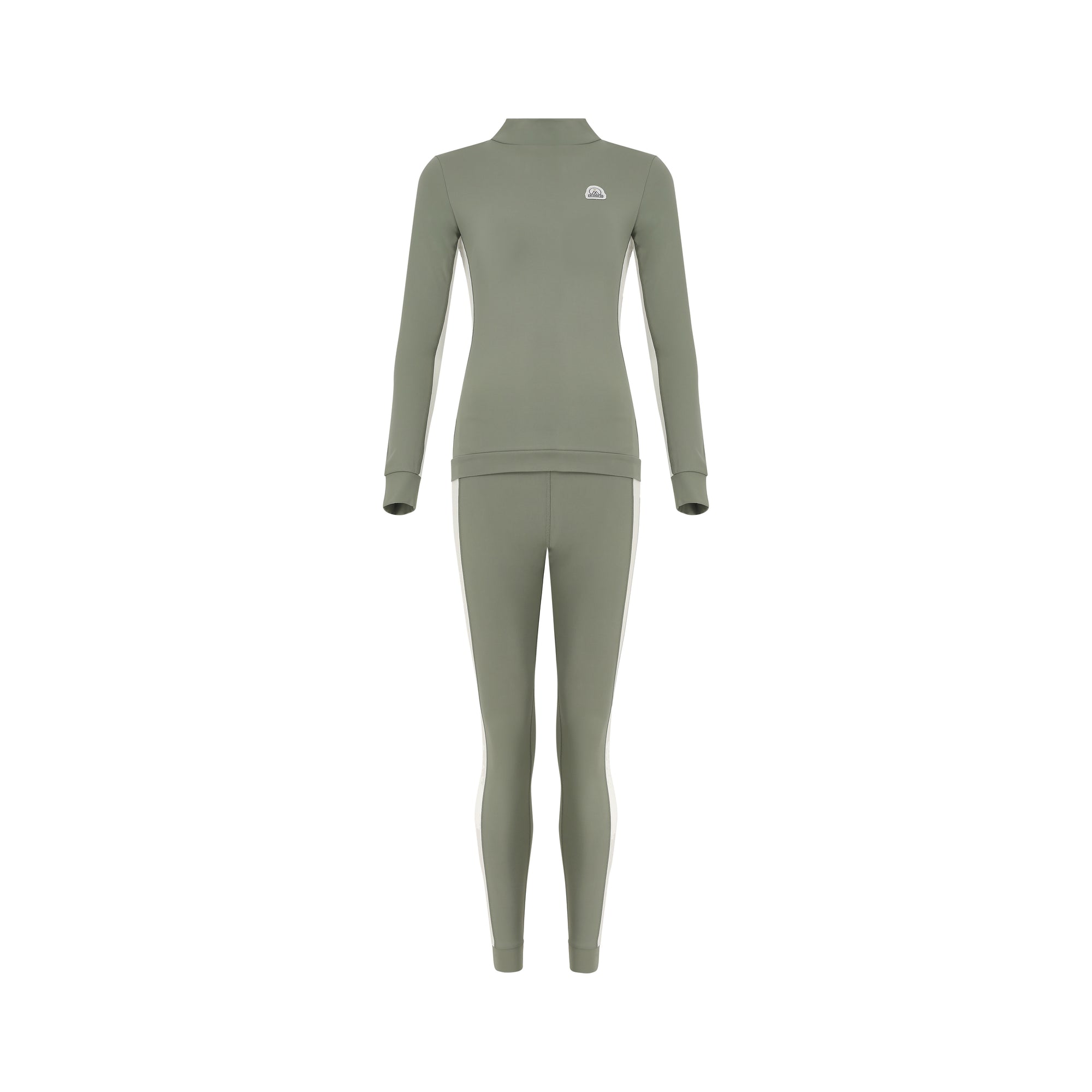 Racer Stripe Base Layer Set - Sage