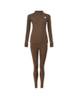 Racer Stripe Base Layer Set - Chocolate