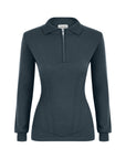 Contour Merino Mid Layer Top - Anthracite